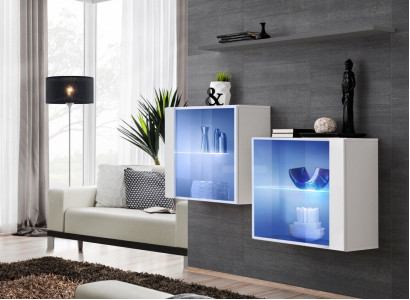 Wall unit Wardrobe Modern Design Cabinets Living room furniture Wall Shelf